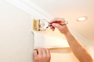 Pose de papier peint à Ossenx — revêtements muraux et toiles de verre